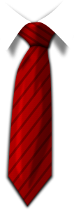 Red tie PNG image-8179